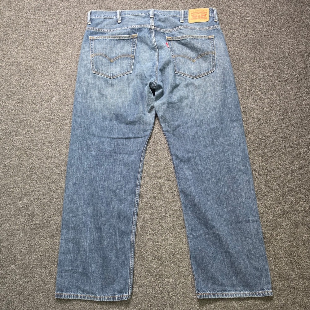 Levi's 559 Relaxed Straight Blue Jeans Mens 38x32 Medium Wash Denim Casual Work - Picture 8 of 9